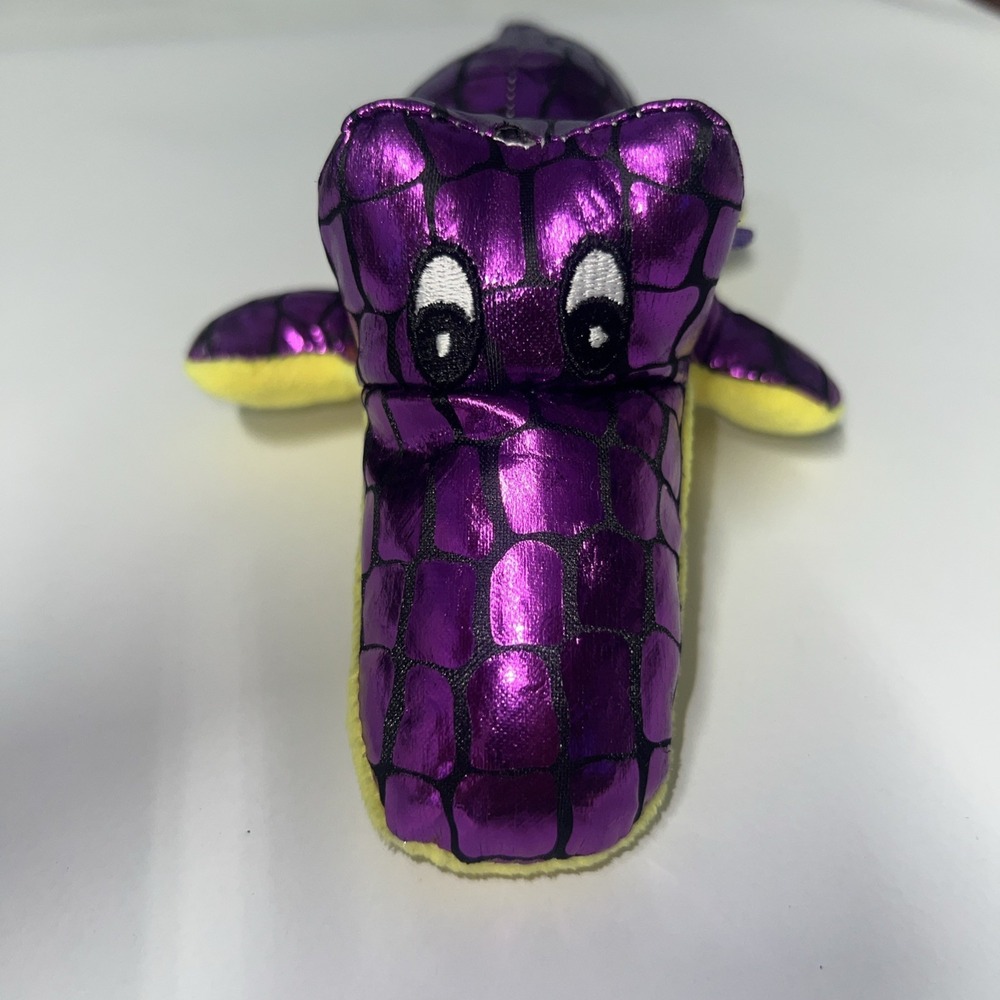 12"  Toy Laying Alligator Gator Purple